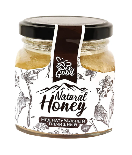 «Natural Honey», мёд гречишный, 330 г