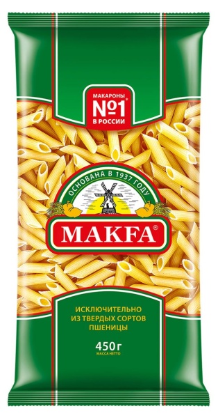 Изделия макаронные Makfa перья 400 гр