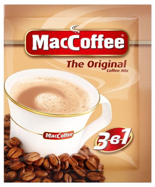 Кофейный напиток MacCoffee Original 3в1 растворимый, 20 г