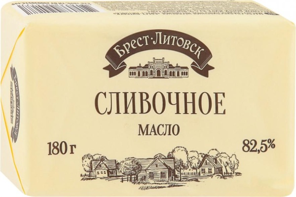 Масло Сливочное Брест-Литовск 72,5% 180г