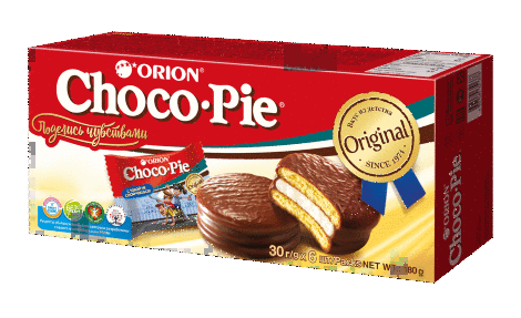 Пирожное Orion Choco-Pie Original в шоколадной глазури, 180 г (#6)