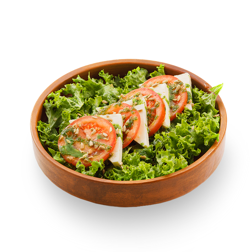 Томаты с домашней брынзой