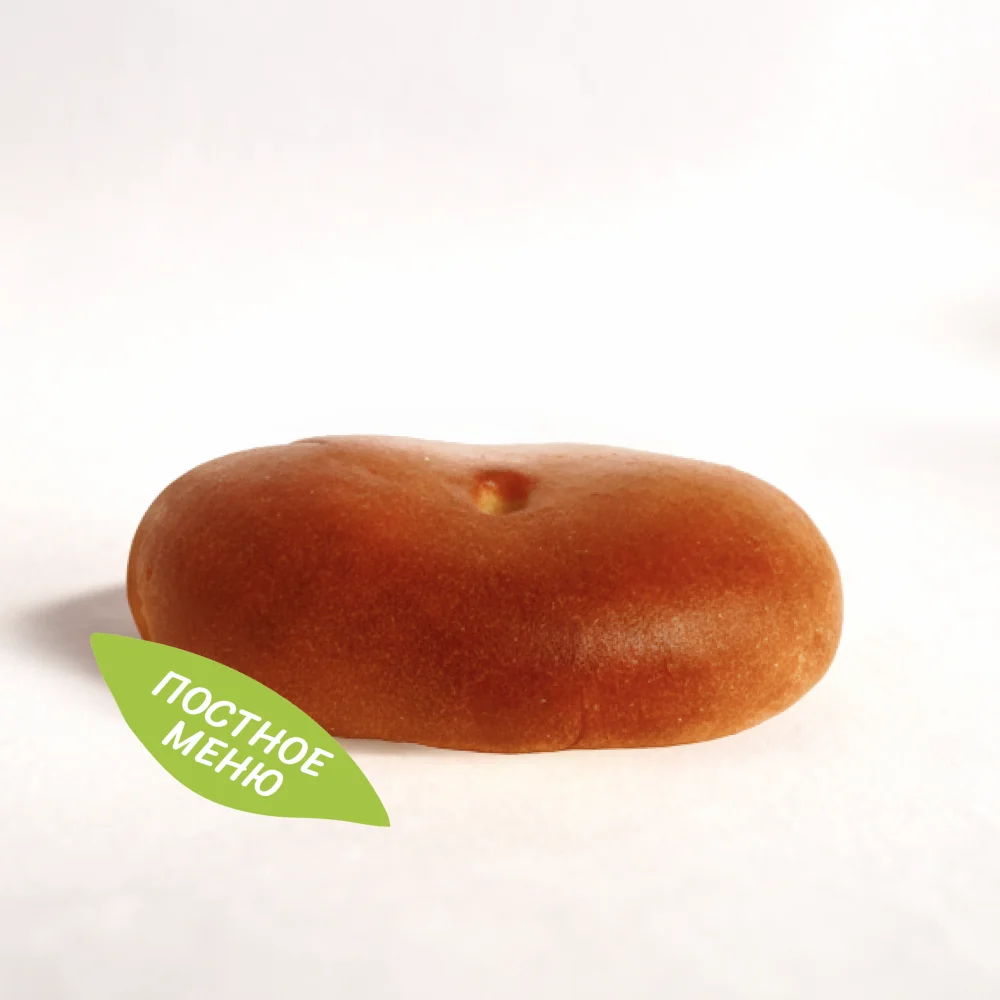 Постный пирожок с яблоком