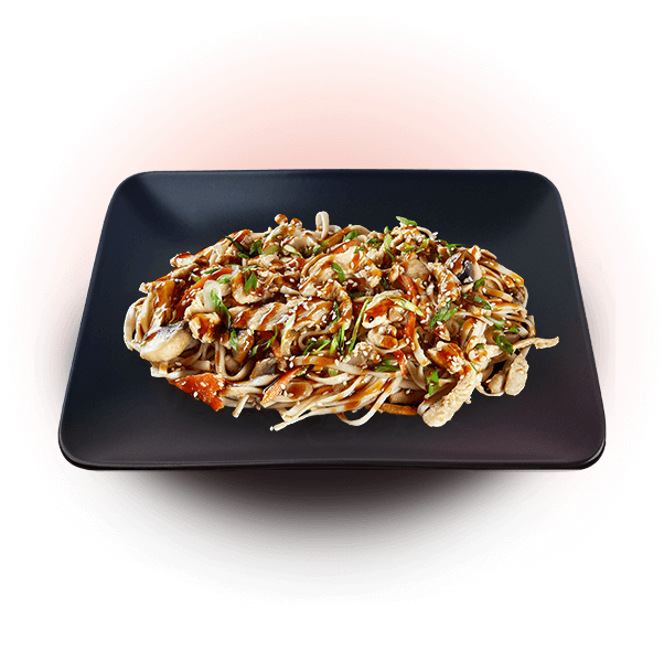 Удон курица терияки