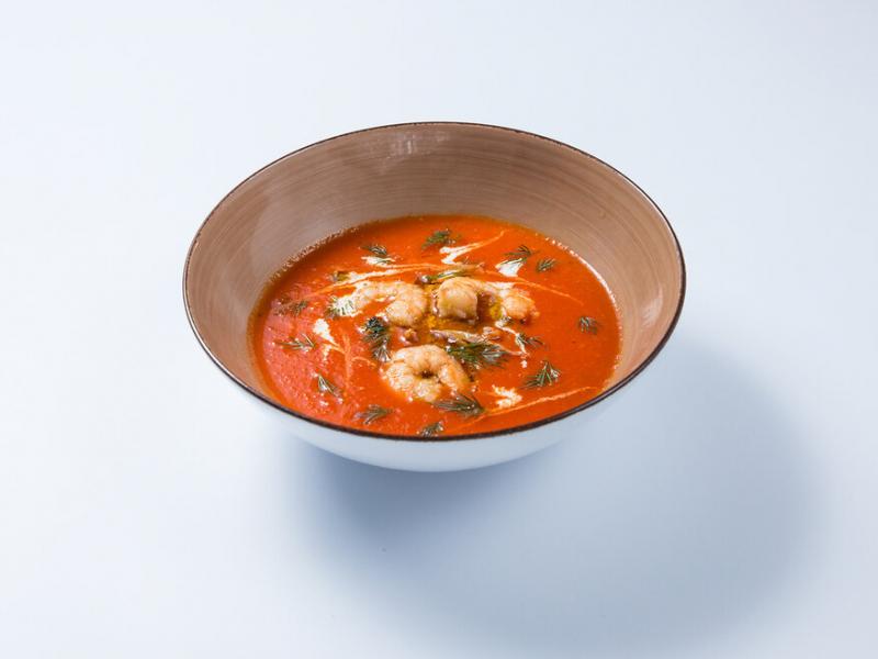 Средиземноморский томатный суп