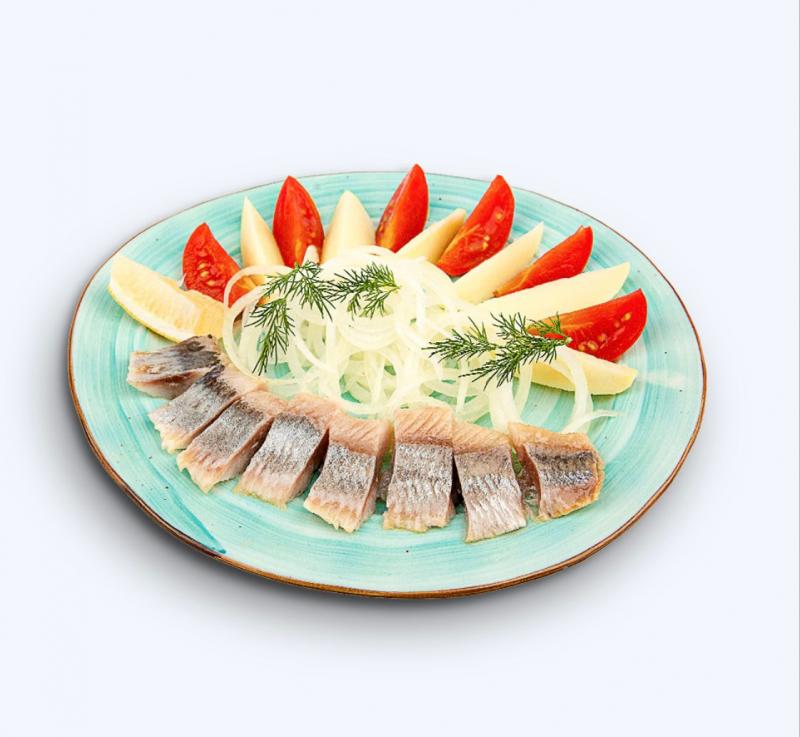 Селедка с картошкой