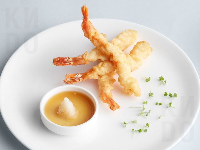Креветки темпура