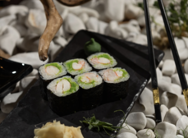 Хосомаки с креветкой