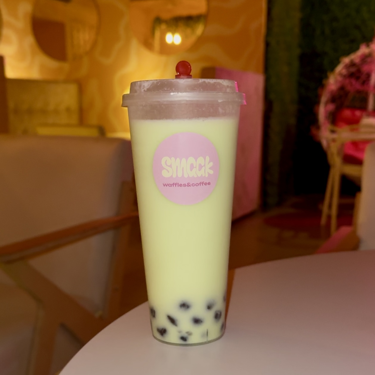 Молочный чай фисташка