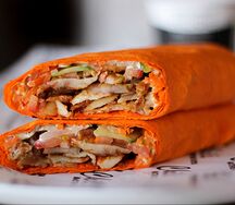 Шаурма в сырном лаваше