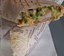 Шаурма с креветками