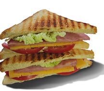 Сэндвич с ветчиной и сыром