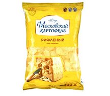 Чипсы Московский картофель рифленый Сыр пармезан