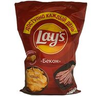 Чипсы Lays Бекон