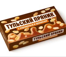 Тульский пряник с карамелью и арахисом