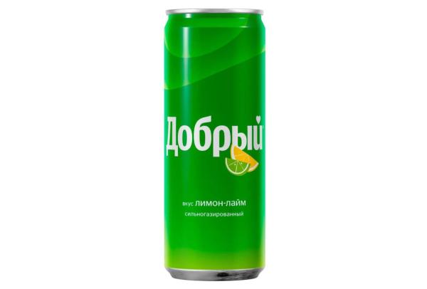 Газированный напиток Добрый Лимон-лайм — Холодные напитки из One Burger