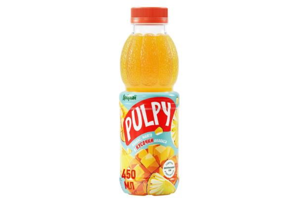 Напиток сокосодержащий Pulpy Ананас-Манго — Холодные напитки из One Burger