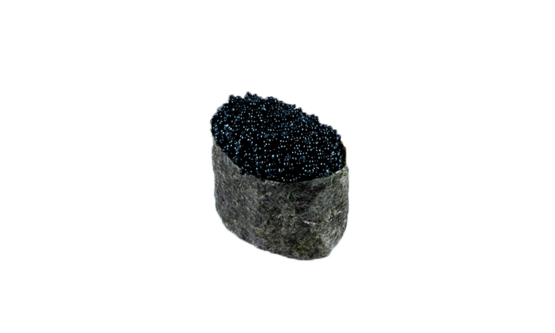Гункан с черной тобико