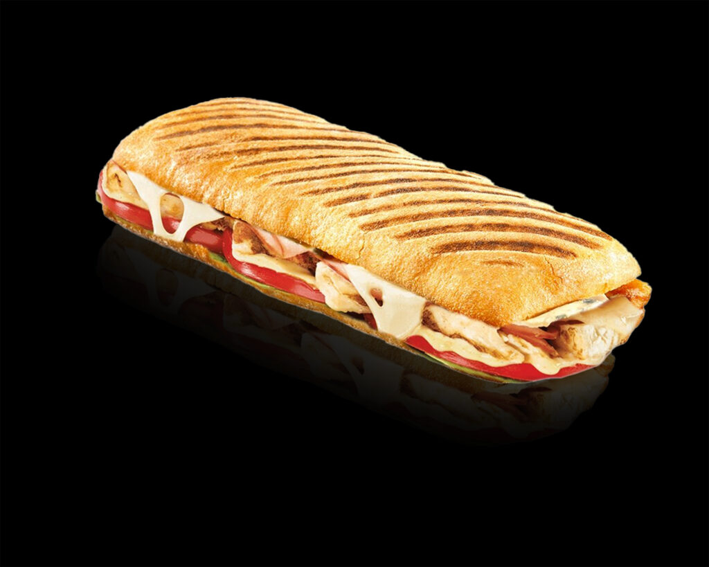 Чиабатта с ветчиной и сыром