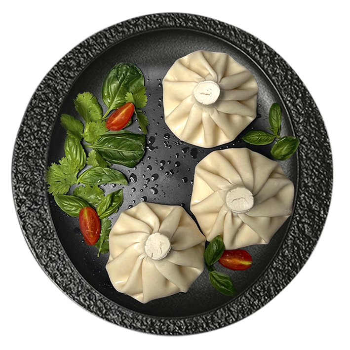 Хинкали с бараниной и говядиной