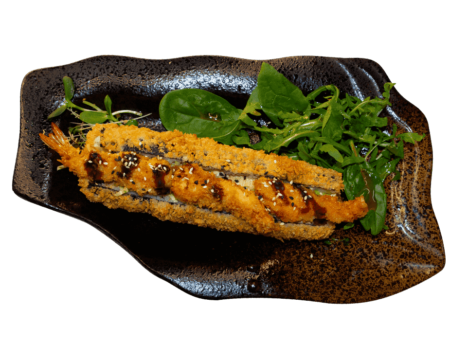 Хот-дог креветка темпура