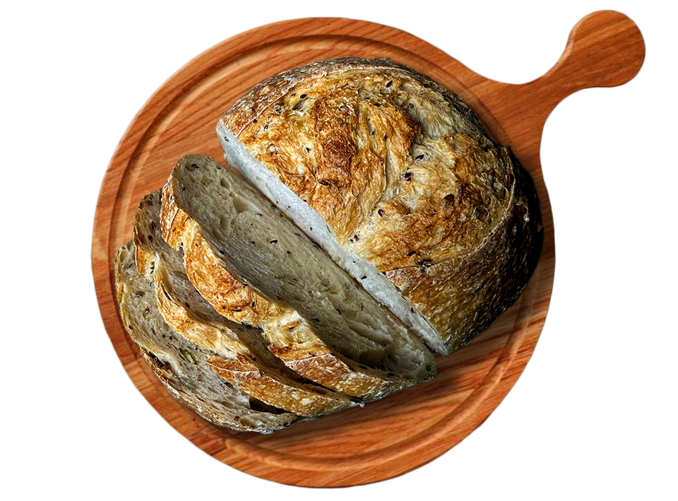 Пшеничный с семечками бездрожжевой