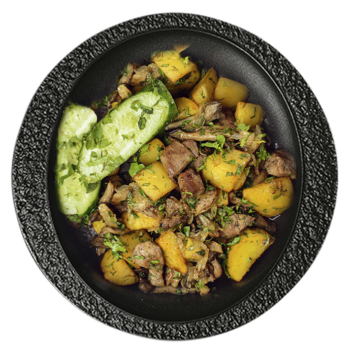 Жаровня с мясом по-домашнему