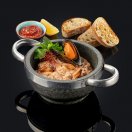 Мидии с фокаччей