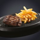 Филе говядины с картофелем фри