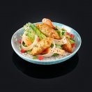 Салат с дамплингами