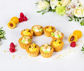 Корзиночка. Веселые цыплята пирожные