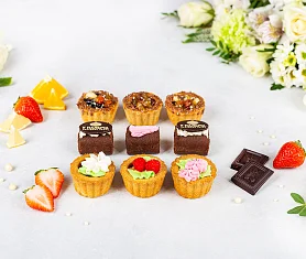 Корзиночки и Картошка набор пирожных