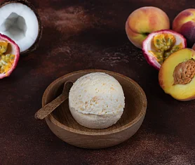 Кокосовое мороженое Айс кокос с маракуйей и персиком