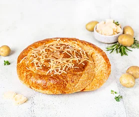 Слоеный пирог с картофелем