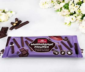 Песочные палочки в темном шоколаде
