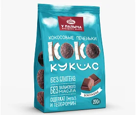 Кокосовые печеньки Коко кукис с шоколадом