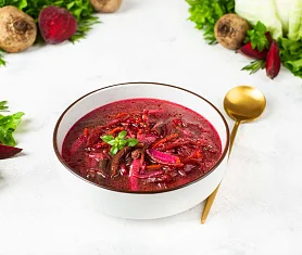 Борщ домашний постный Оригинальный