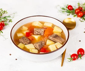 Шурпа из говядины с овощами