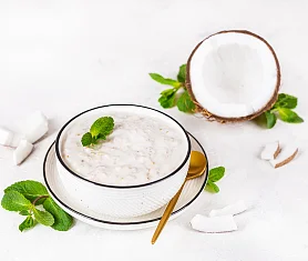 Каша овсяная на кокосовом молоке