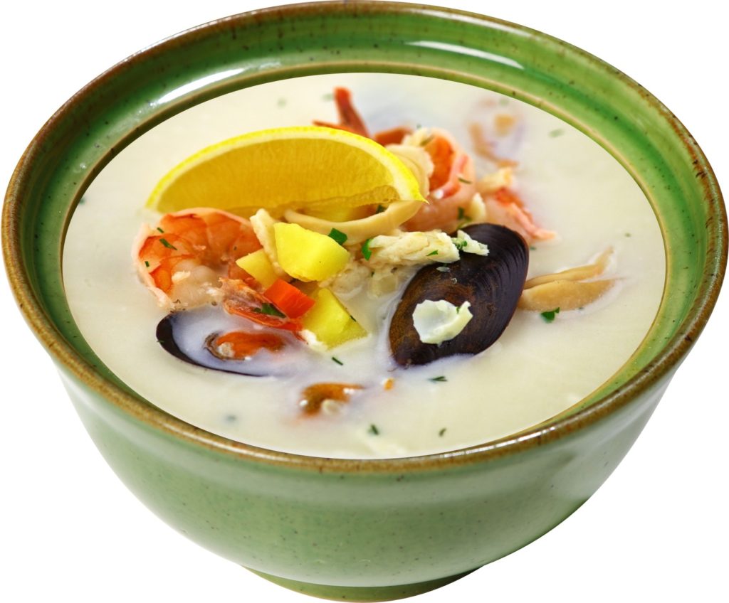 Суп с морепродуктами с фото
