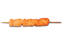 Японский шашлычок из лосося на шпажке