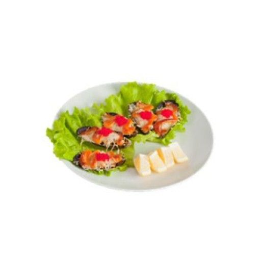 Запеченные мидии