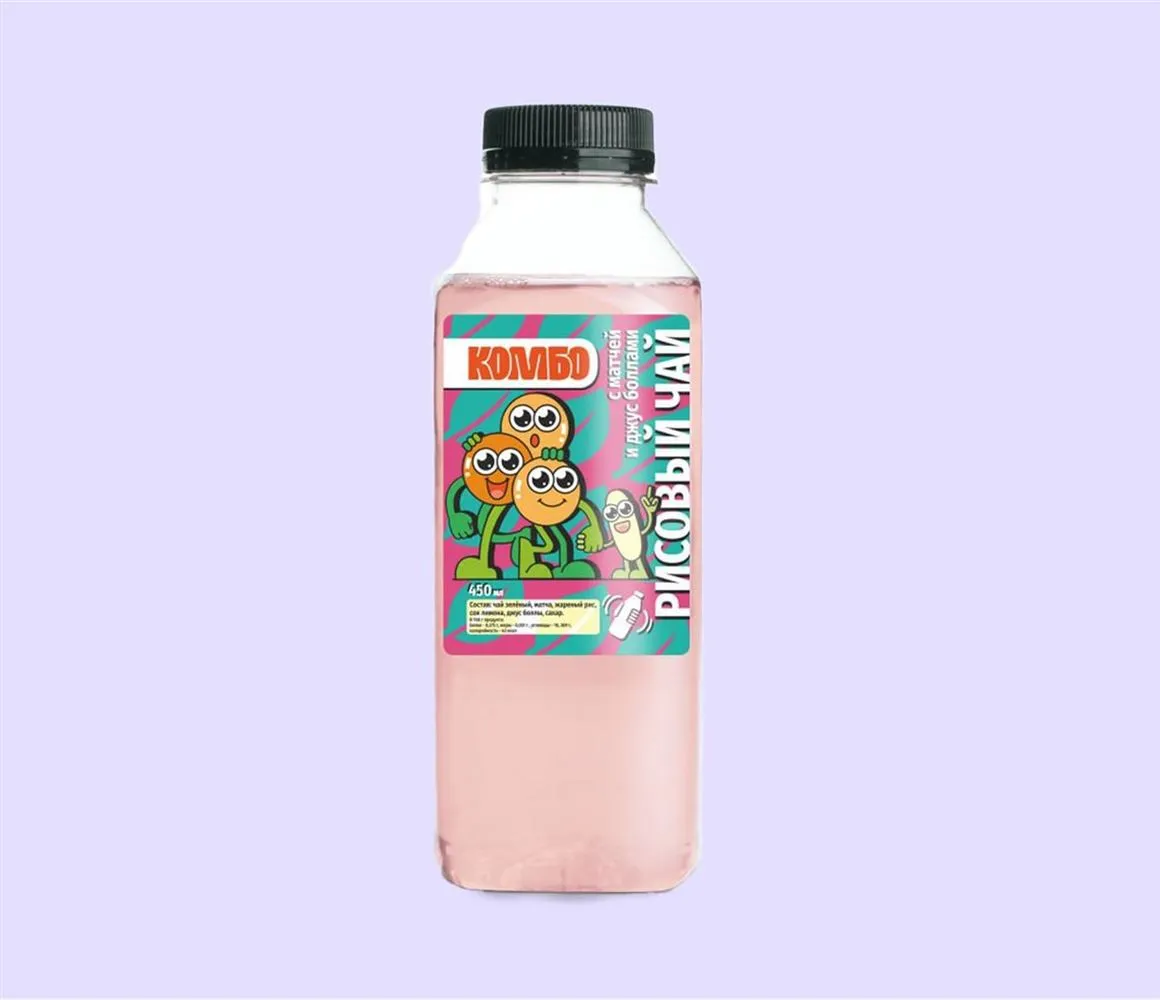 Рисовый чай с матчей и джус боллами
