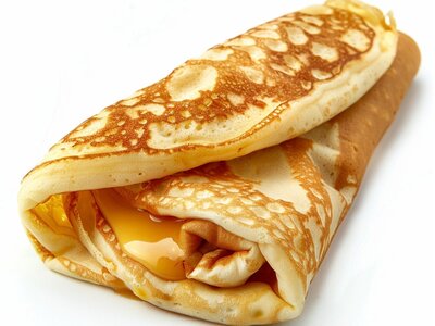 Блин с вареной сгущенкой