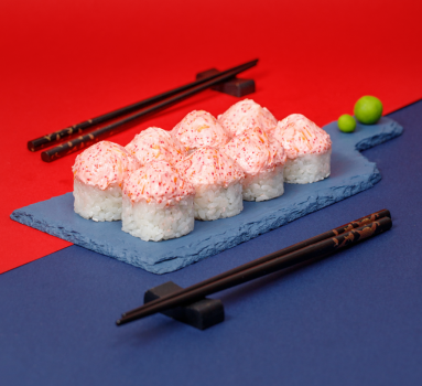 Вулкан с крабом