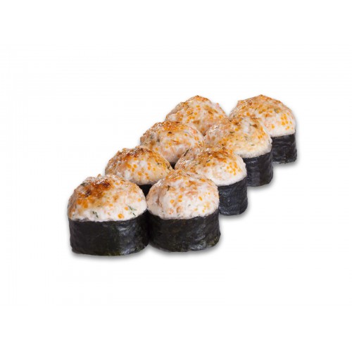 Запеченный ролл с креветкой