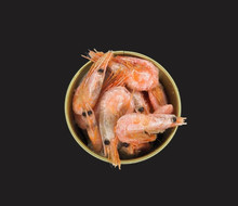 Ведро креветок