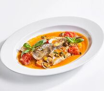 Дорадо в соусе аква пацца