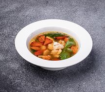 Ингредиенты для супа с креветками