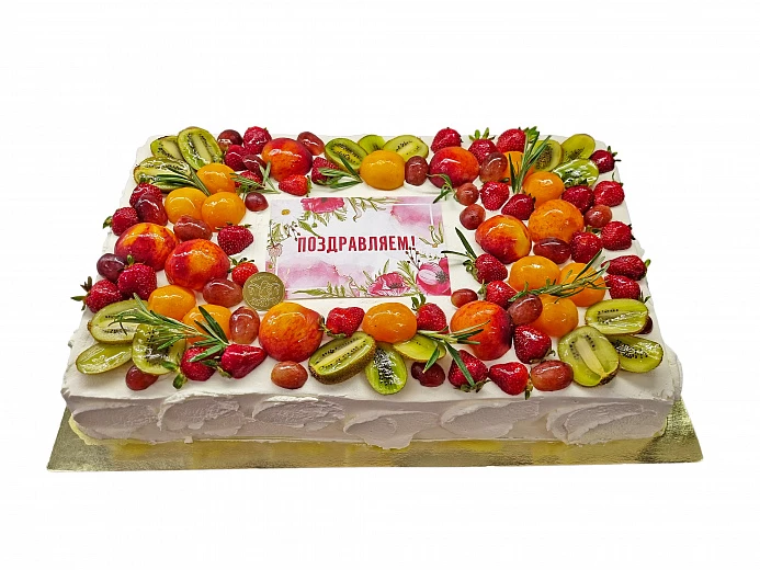 Торт «Три муравья» с сезонными фруктами №2